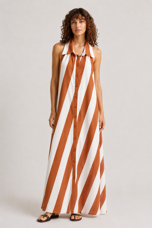 Vestido Camisero Rayas