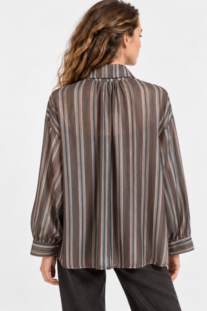 Blusa Gasa Rayas