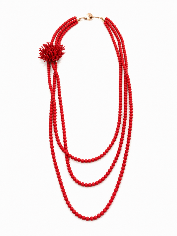 Collar Coral Redondo