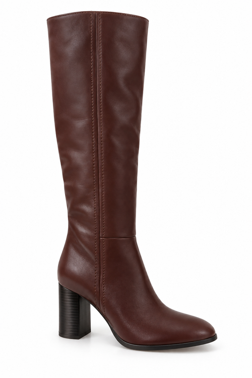 Bota Alta Polipiel Burdeos
