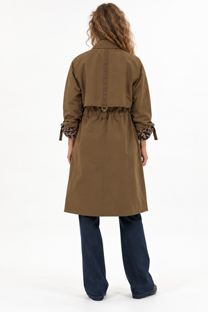Gabardina Camisera Leopardo