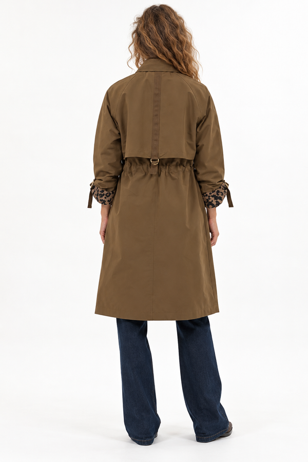 Gabardina Camisera Leopardo
