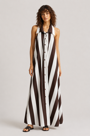 Vestido Camisero Rayas