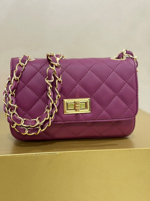Bolso Acolchado Piel