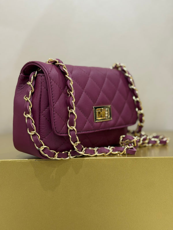 Bolso Acolchado Piel