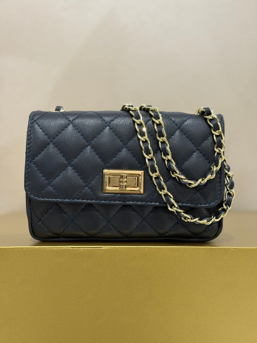 Bolso Acolchado Piel