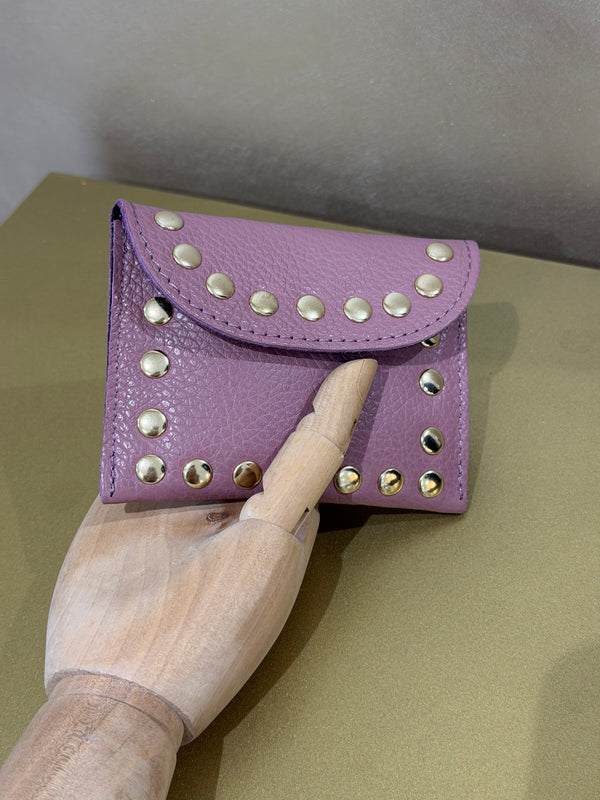 Monedero Tachas Piel