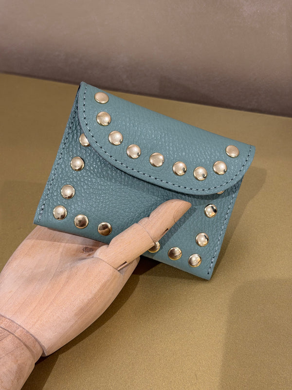 Monedero Tachas Piel