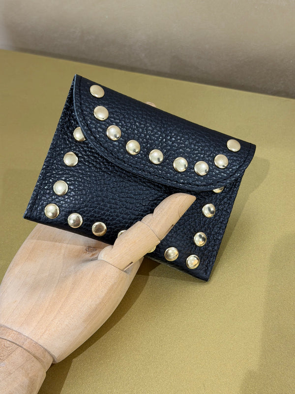 Monedero Tachas Piel