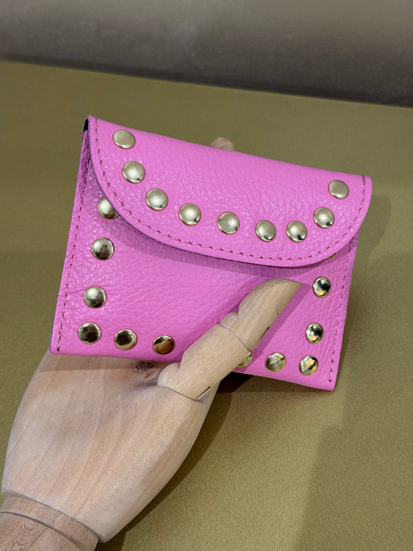 Monedero Tachas Piel