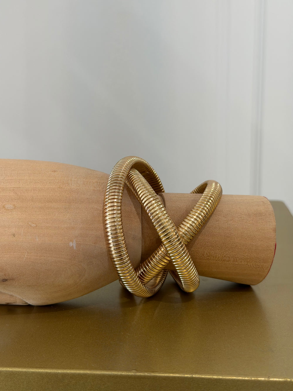 Pulsera Triple Dorada