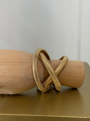 Pulsera Triple Dorada