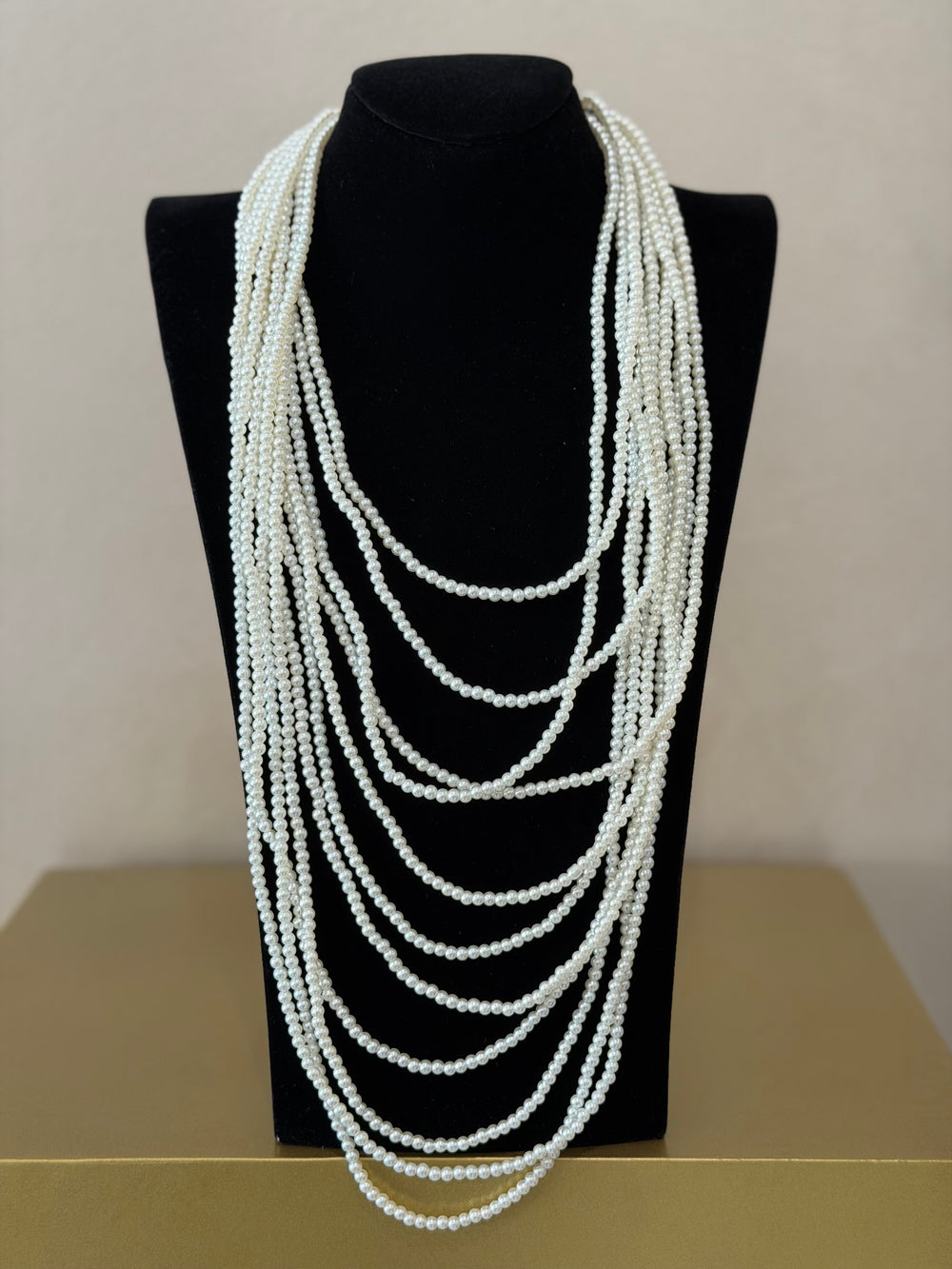 Multicollar Perlas Blancas