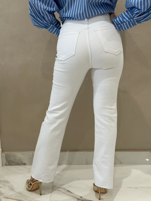 Jeans Recto Desflecado