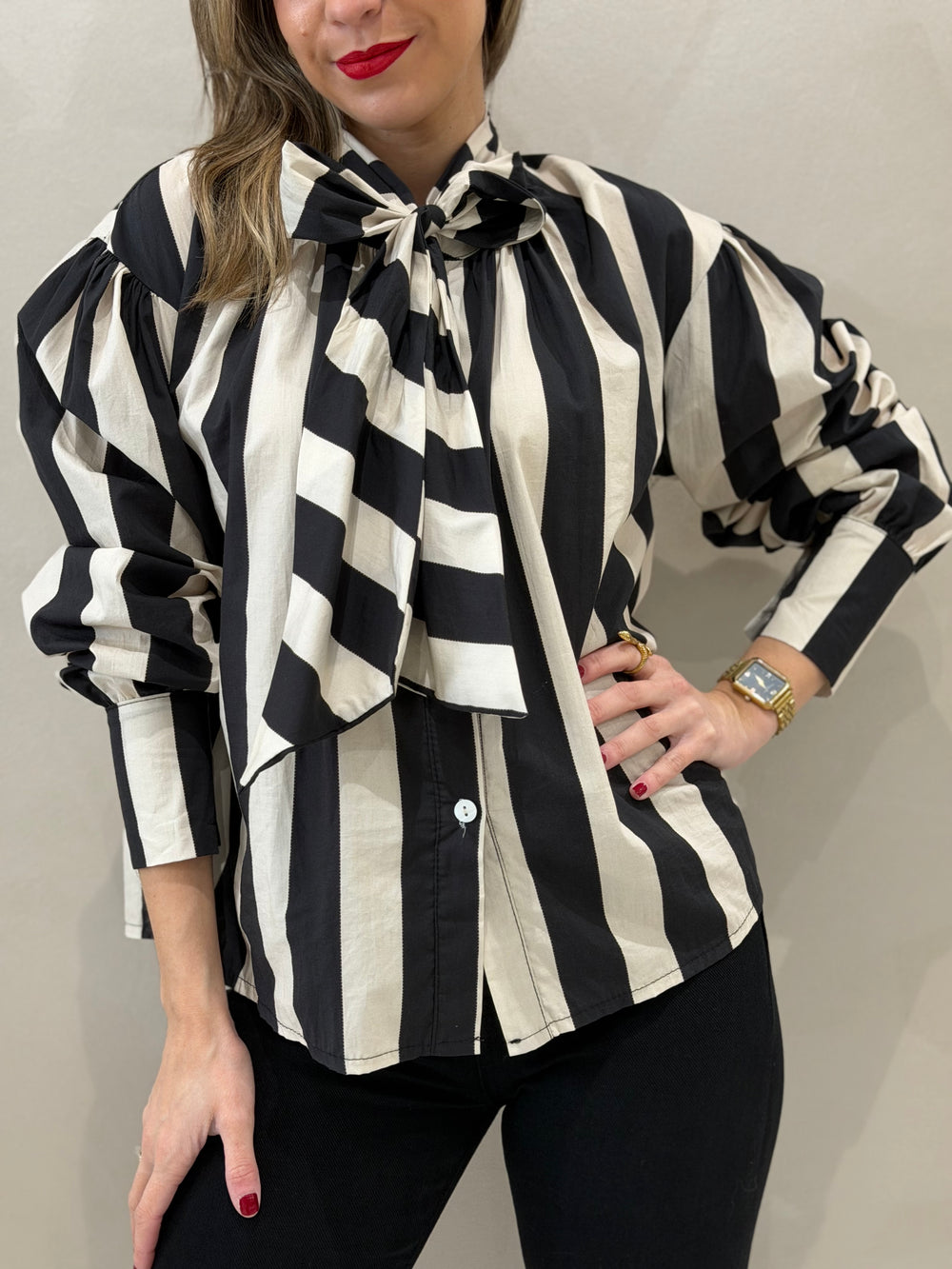 Blusa Lazada Bicolor