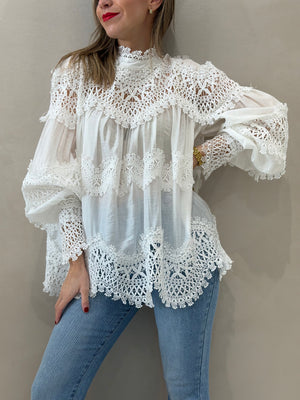 Blusa Ibiza Encajes