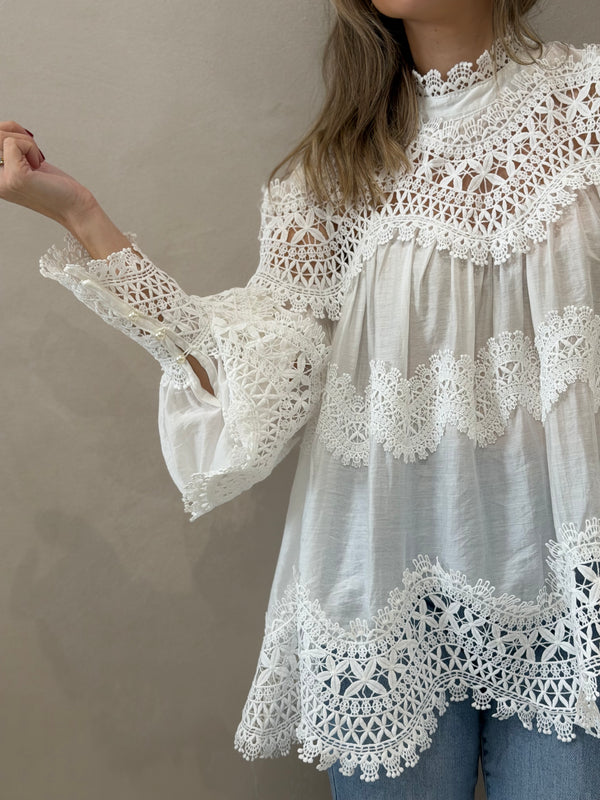 Blusa Ibiza Encajes