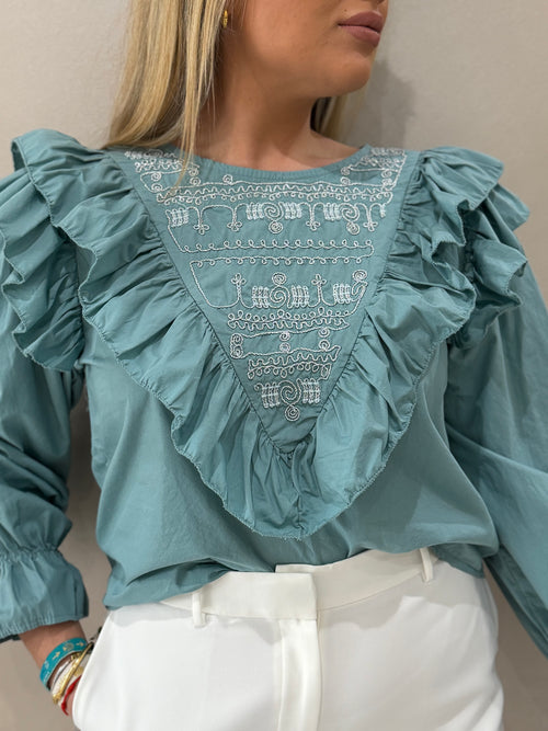 Blusa Pecherín Bordado