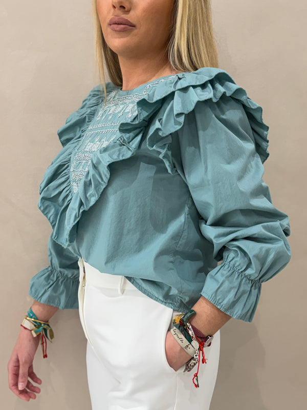Blusa Pecherín Bordado