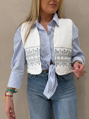 Chaleco Bordado Chic