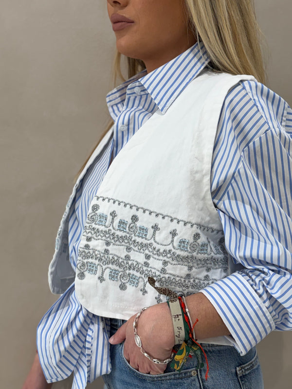 Chaleco Bordado Chic