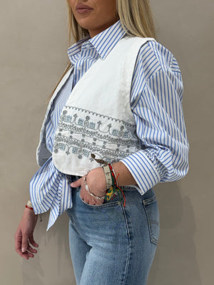 Chaleco Bordado Chic