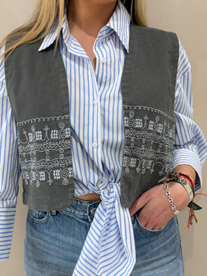 Chaleco Bordado Chic