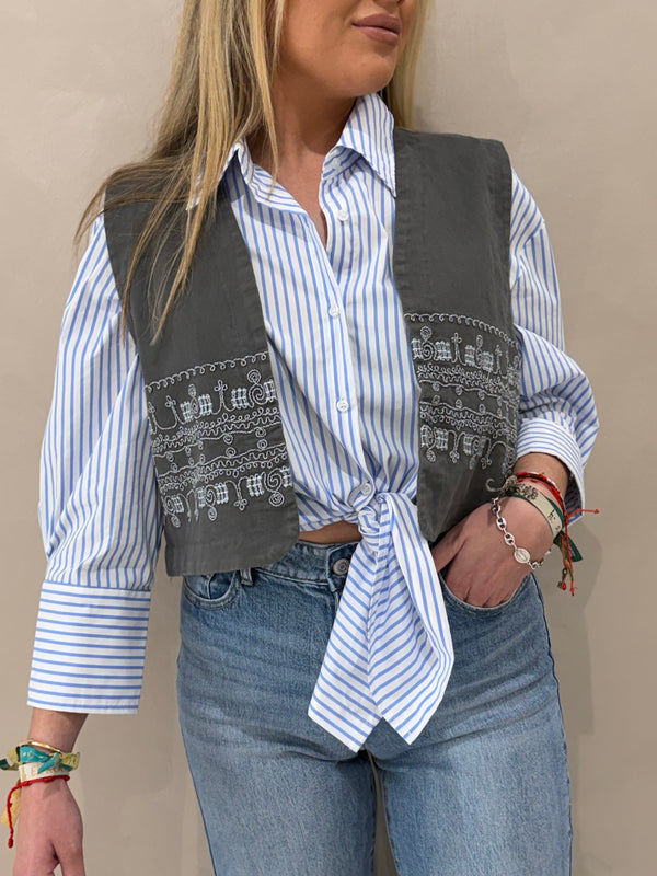Chaleco Bordado Chic