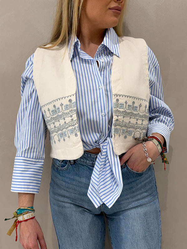 Chaleco Bordado Chic