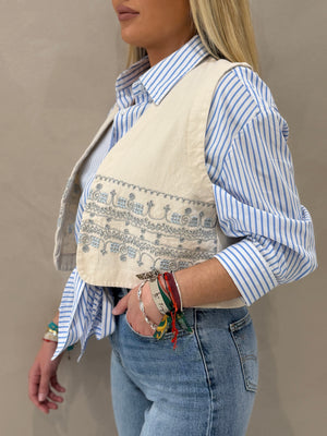 Chaleco Bordado Chic
