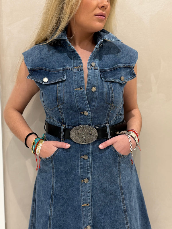 Vestido Tejano Capa