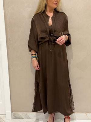 Dúo Bomber Y Vestido Lencero