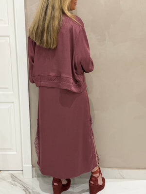 Dúo Bomber Y Vestido Lencero