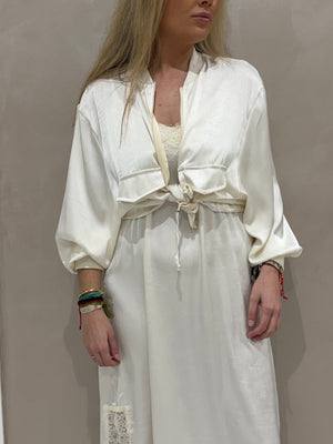 Dúo Bomber Y Vestido Lencero