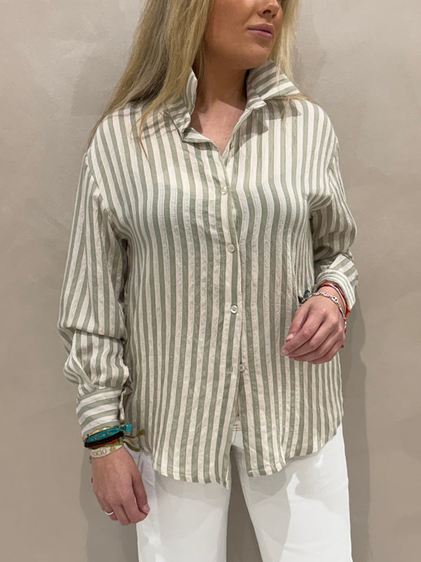 Camisa Gasa Rayas