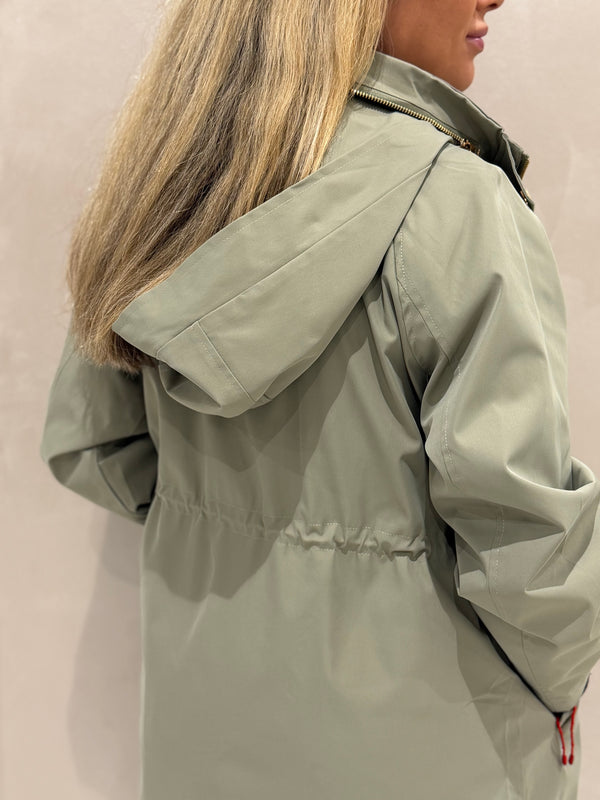 Gabardina Botones Dorados