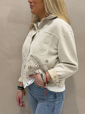 Chaqueta Antelina Calada