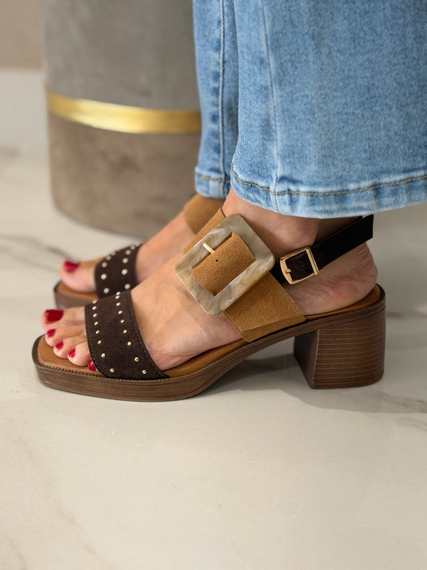 Zapato Hebilla Combinado