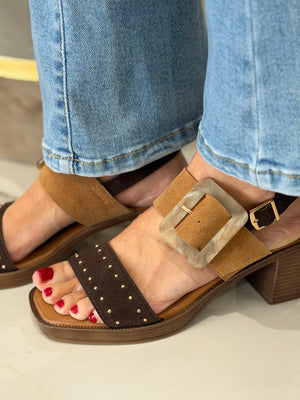 Zapato Hebilla Combinado