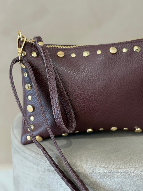 Bolso Piel Tachas