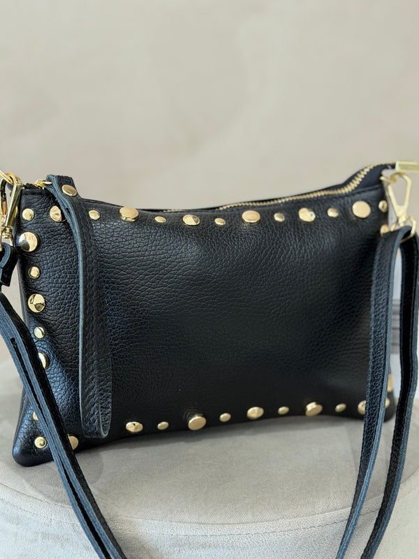 Bolso Piel Tachas