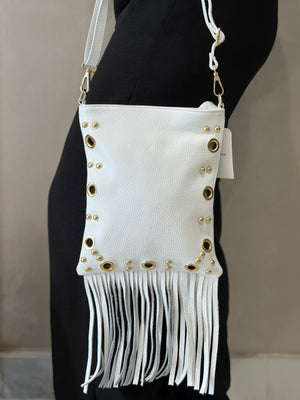 Bolso Piel Flecos