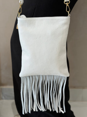 Bolso Piel Flecos