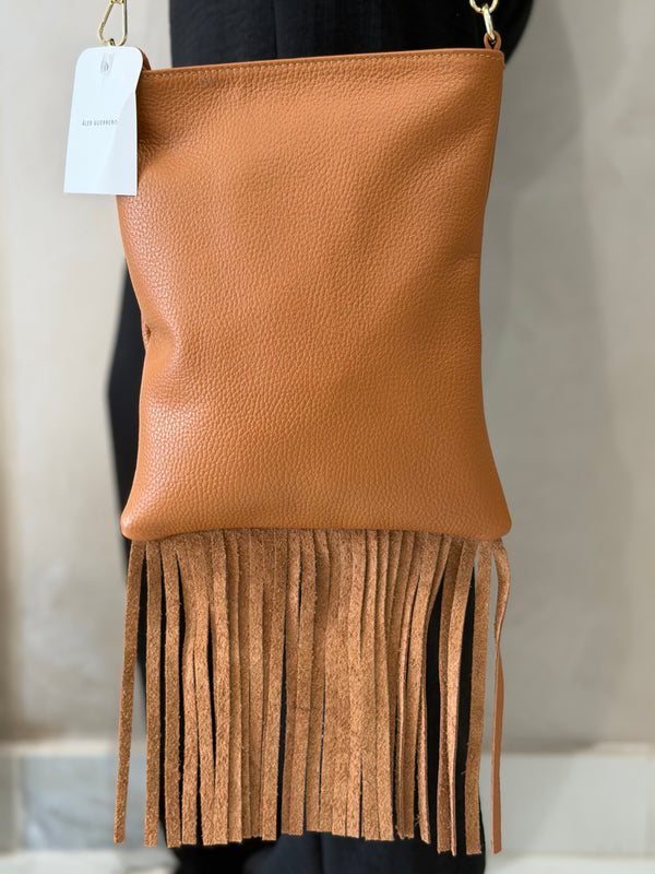 Bolso Piel Flecos