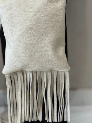 Bolso Piel Flecos
