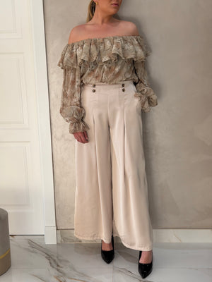 Pantalón Raso 4 Botones