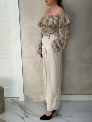 Pantalón Raso 4 Botones