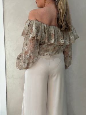 Blusa Vintage Estampada