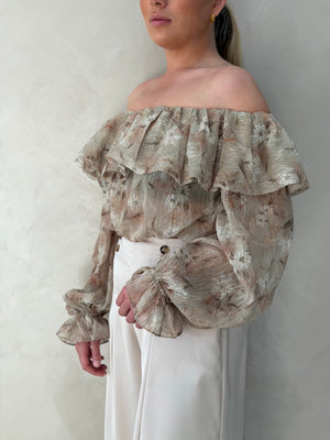 Blusa Vintage Estampada