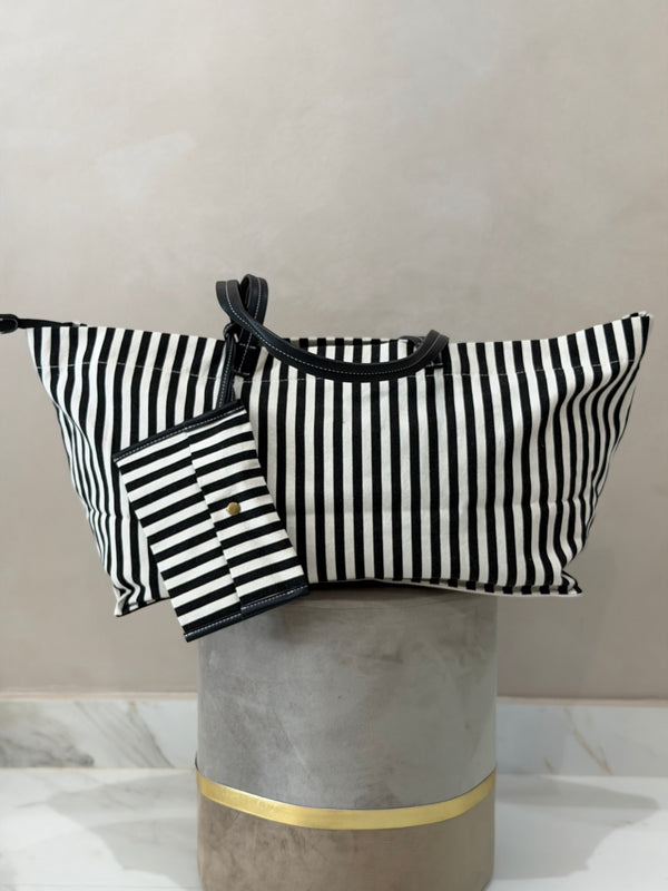 Maxi Bolso Tela Rayas